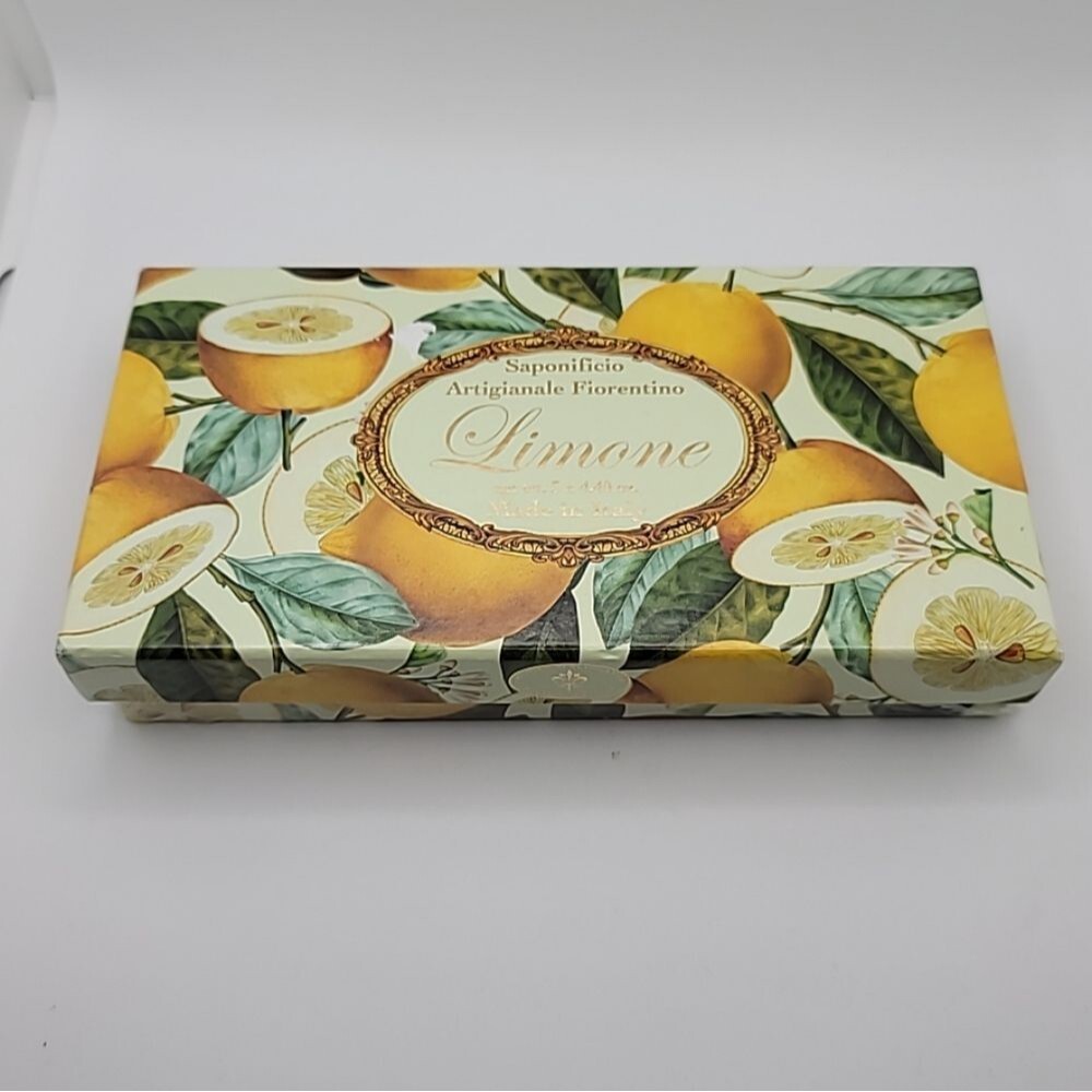 Saponificio Artigianale Fiorentino Lemon Scented Soaps (3) SEALED